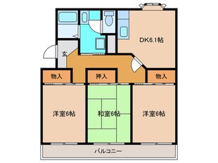 衣浦マンション　Ｂ棟の物件間取画像